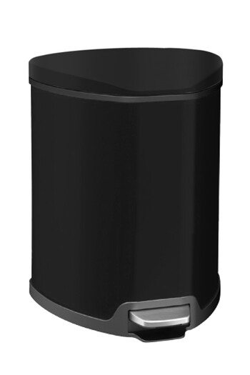 Prima Nova 5 lt Pedal Trash Can Black