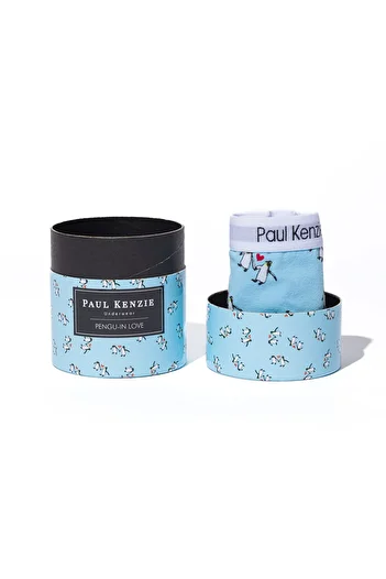 Paul Kenzie Patterned Women's String Panties - Couple Collection Penguin Love