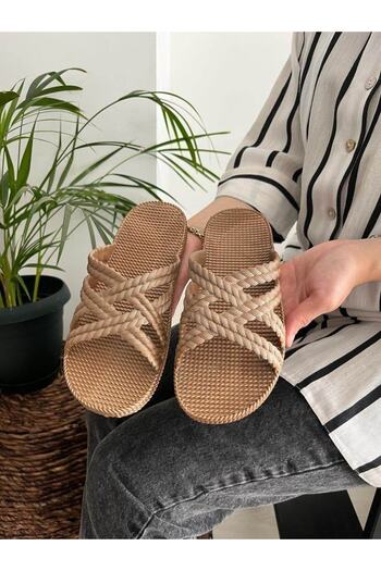 Behtah Kundura Soft Flexible Airblow Bathroom Balcony Beach Street Slippers with Non-Slip Sole