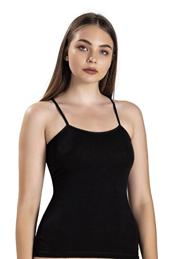 Jiber Women's Rope Strap Lycra Undershirt 503 - 6 Pieces