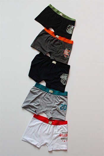 Anıt Boy's Cotton Assortment Boxer 10 Pack
