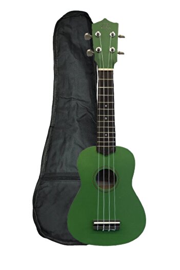 PUKA Pk-10gr Green Color Soprano Size Ukulele with Bag