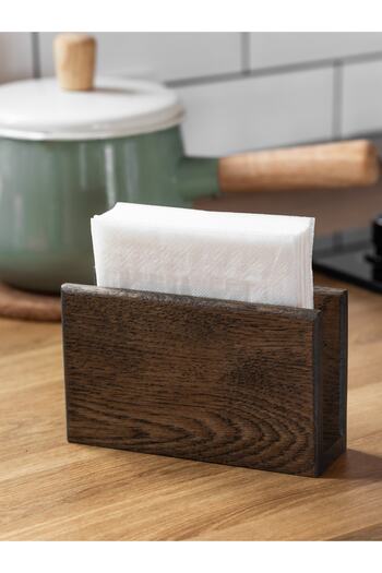 Esci Design Wooden Napkin Holder - Wooden Napkin Box - Napkin Organizer