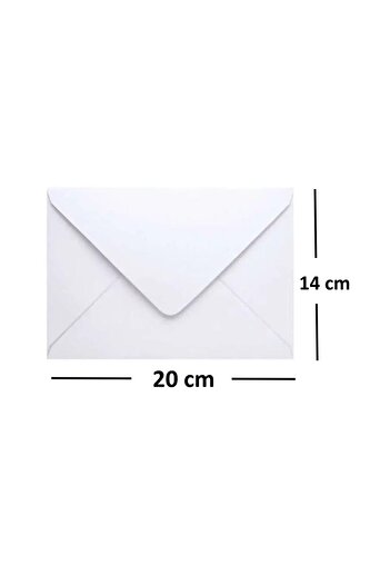 Diplomat 300 Pieces 14x20 Cm Invitation Envelopes 90 Gr White