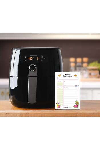 Hafsa Ticaret دفتر وصفات Airfyer الخاص بي (مفكرة الثلاجة)