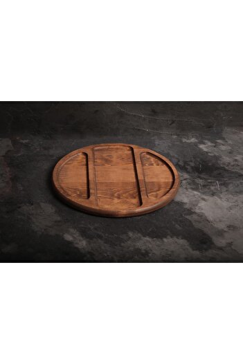 SAMMWOOD 3 Compartment Wooden Presentation Holder
