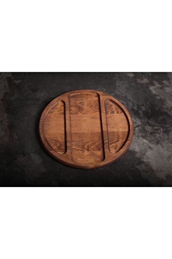 SAMMWOOD 3 Compartment Wooden Presentation Holder