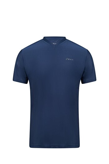 2AS Elba V-neck T-shirt Navy Blue