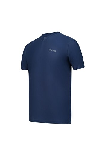 2AS Elba V-neck T-shirt Navy Blue