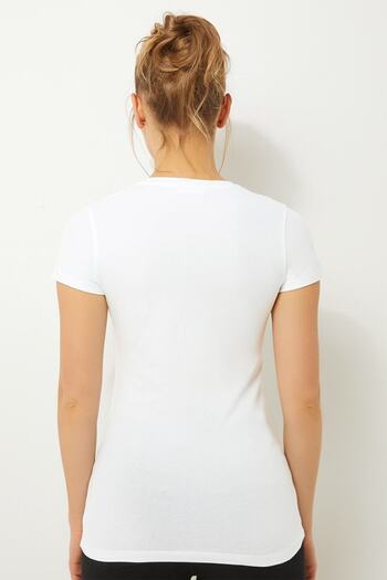 ZEY 30493 Women's Crew Neck Short Sleeve T-shirt