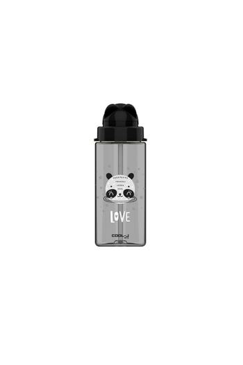 Gıpta Stylish Black 500Cc Pet Water Bottle with Straw, Practical and Lightweight Design