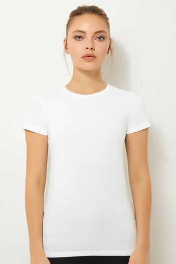 ZEY 30493 Women's Crew Neck Short Sleeve T-shirt