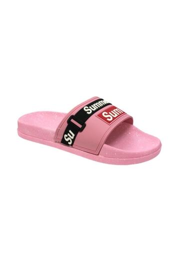 GEZER 12564 Papuci roz anti-alunecare pentru piscină/mare