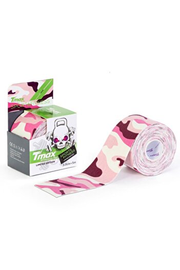 TMAX Tape Kinesio Pain Patch Camouflage Pink 5 Meters X 5 Cm