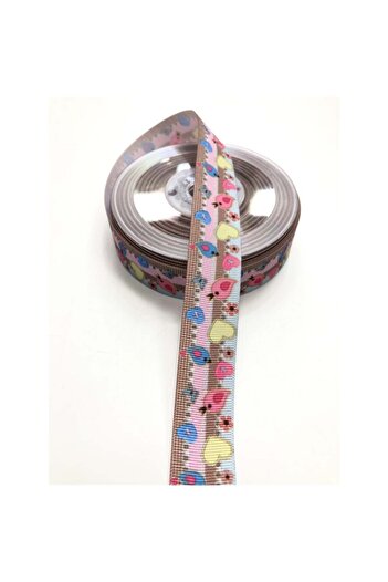 Hobigram Κορδέλα Grosgrain με μοτίβο καρδιάς 2,5 cm – Κορδέλα, Κομψό Σχέδιο, Γυναικείο Αξεσουάρ – Κορδέλα – Κορδέλα