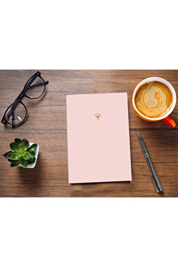 AKILLICA Pastel Notebook Pink 9 Cm X 14 Cm