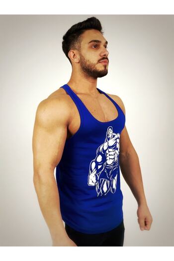 BLACK Men's Blue Hulk Fitness Athlete