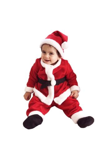 Shecco Babba Baby Boy Red Santa Claus Costume
