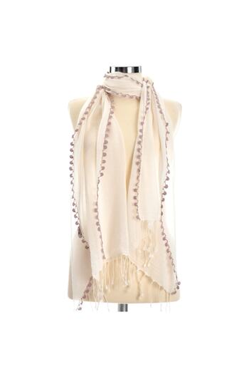 Dosimira Silk Embroidered Handcrafted Cotton Shawl