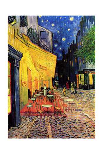 Gold Puzzle Gold Night Cafe 1000 Piece Puzzle /