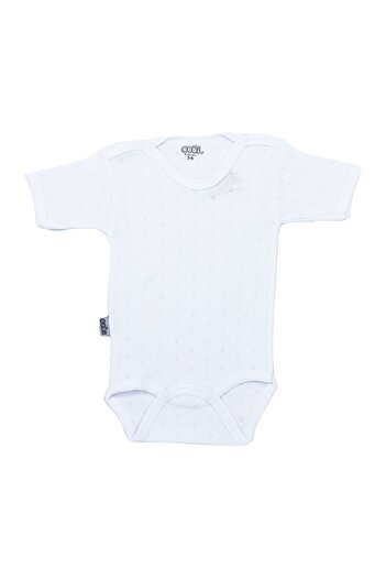 Sebi Bebe Half Sleeve Perforated Baby Body 0164
