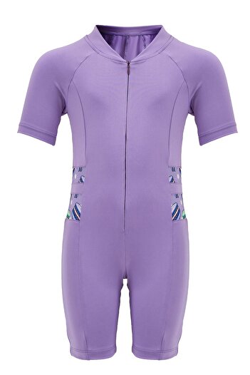 MARESİVA Side Patterned Jumpsuit Swimsuit