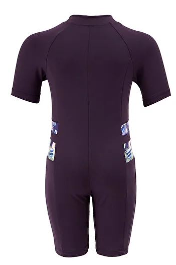MARESİVA Side Patterned Jumpsuit Swimsuit