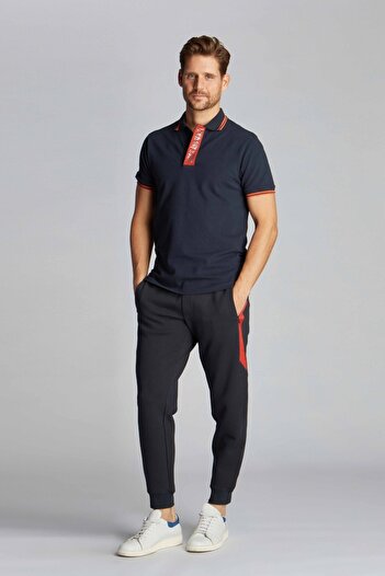 Ruck & Maul Men's Knitted Trousers 23317 166 - 166 Navy Blue