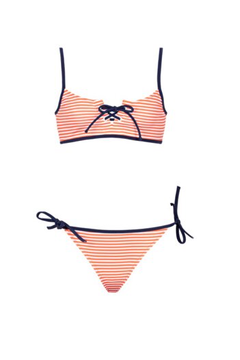 Kom Striped Girl's Bikini Set