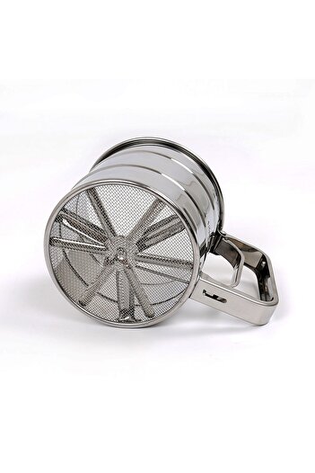 morlimon Stainless Steel Sleeve Flour Sieve 250gr Capacity