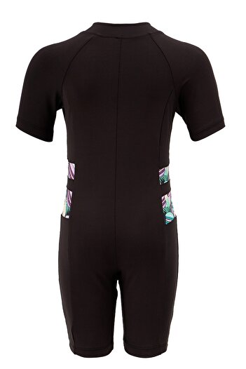 MARESİVA Side Patterned Jumpsuit Swimsuit