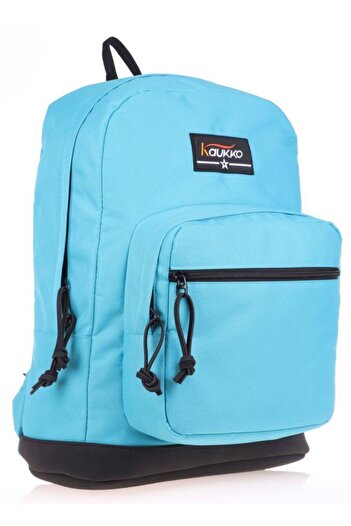 KAUKKO Turquoise Three Compartment School and Daily Backpack - (girl-boy) Junior, High School, College
