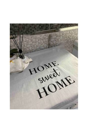 BAGAND Gray Washing Machine Cover Home Sweet Home Printed