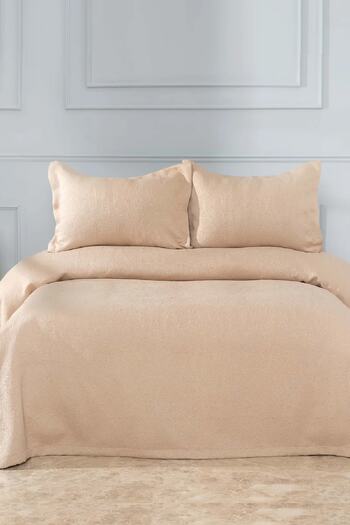 Karaca Home Lafel Beige Double Bedspread Set