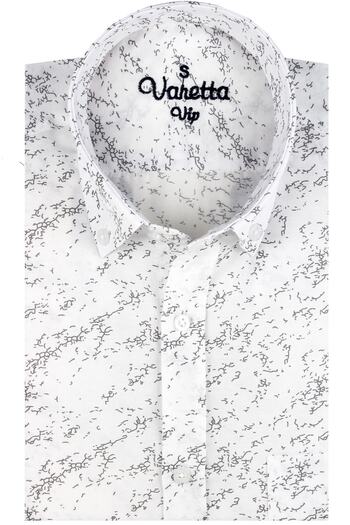 Varetta Men's Gray Classic Cut Cotton Long Sleeve Shirt with Pockets