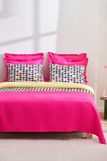 Karaca Home Reyna Double Duet Set Fuchsia
