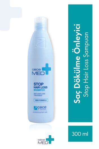 cece med 300 Ml Shampoo and Cececap Skin Hair Nail - 30 Capsules Anti-Hair Loss