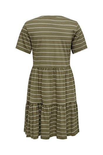 ONLY Onlmay Life S/s Peplum Dress Box Jrs