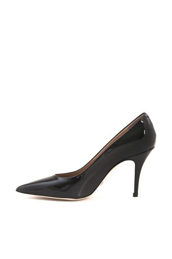 Rouge Black Patent Leather-Mixed Women's Classic Heeled Shoes 182Rgk720 4924-02