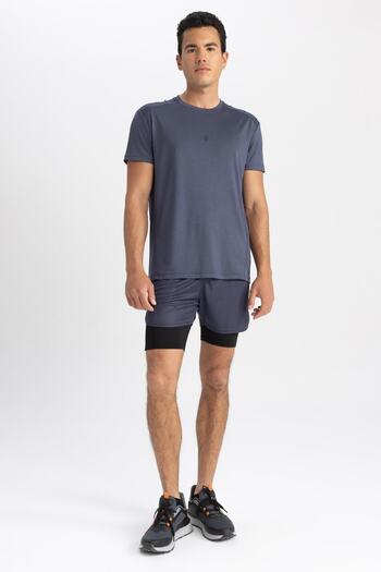 DeFacto Fit Slim Fit Taytlı Spor Şort Tyc00832833922