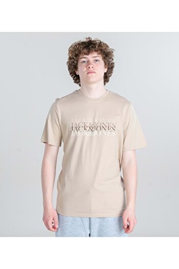 Jack & Jones Τζακ Τζόουνς 12238933   Μπλουζάκι Tee Fst Written - Jack Jones - Cream - Xxl - St06321-cream-xxl
