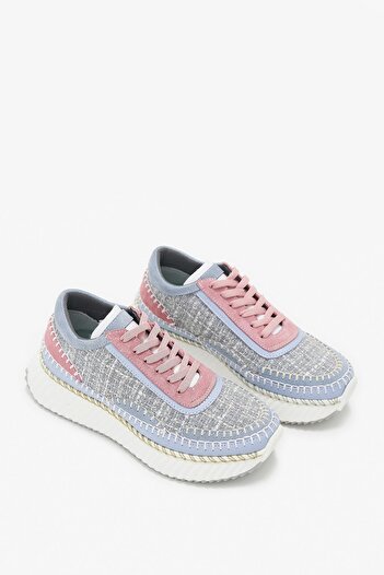 Louis Cardy Ares Bebek Mavisi Hakiki Deri Kadın Sneakers