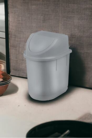 Melkan Home Table Top Dustbin - Small Dustbin - Girdap Dustbin 1.5 Liter