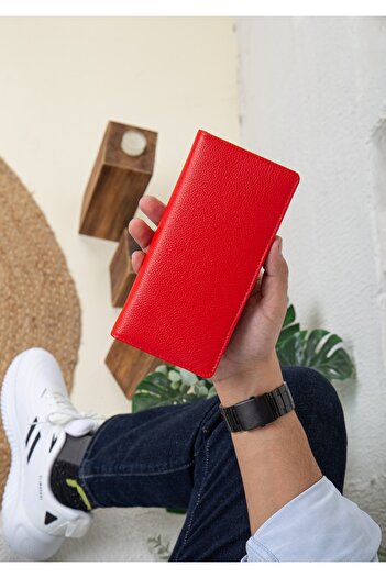 Niki Leather Kuyt Magnetic Leather Wallet with Phone Compartment