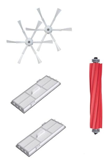 LİN GRUP Roborock S7 Pro Ultra Max - Σετ με 6 πλαϊνές βούρτσες και φίλτρο Hepa