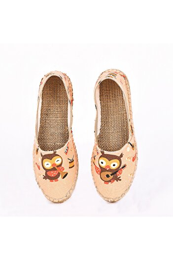 Streetfly Özel Tasarım El Yapımı Hasır Taban Espadril