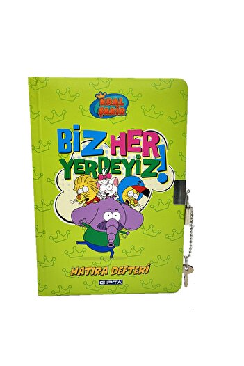 Gıpta Kral Şakir Diary Book Locked 14x20 Plain 96 Copy.