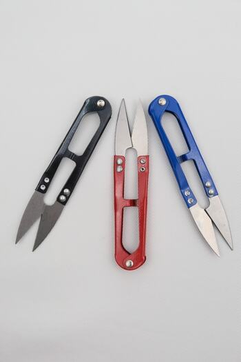 Prestij Boncuk Professional Thread Cleaning Scissors with 1 Sharp Blade - Durable Ergonomic Design