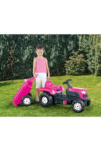 DOLU OYUNCAK 2508 Dolu, Unicorn Römorklu Traktör Pedallı