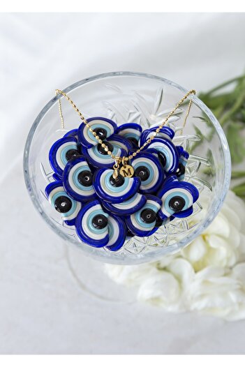 CHARMLUCKY Murano Nazar (HARFLİ) Kolye